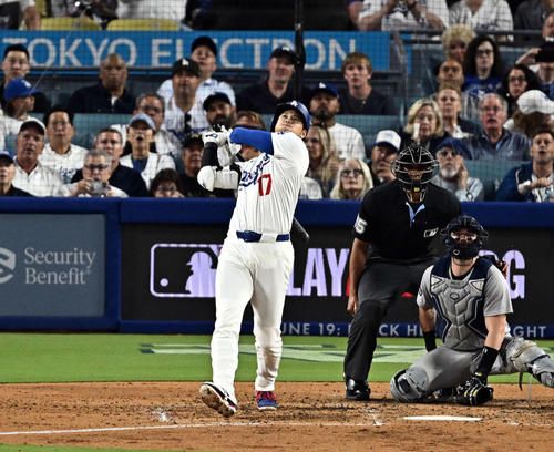 【MLB】大谷翔平が長嶋茂雄さん追悼弾！　3試合ぶり23号ホームラン　得意の6月1本目
